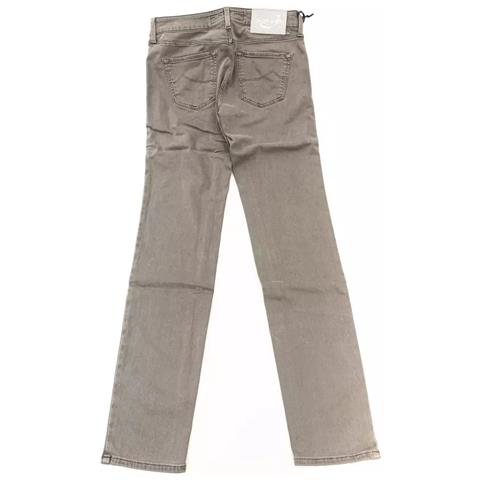 Jeans E Pantaloni In Simil Cotone Grigio - W29 - Foto 3