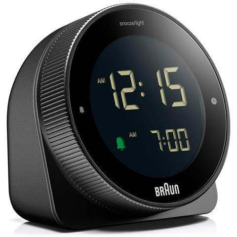 Bc24b Black Orologio Digitale Lcd Sveglia Crescendo Snooze Luce Ghiera Per Impostare Ora E Sveglia - Foto 1