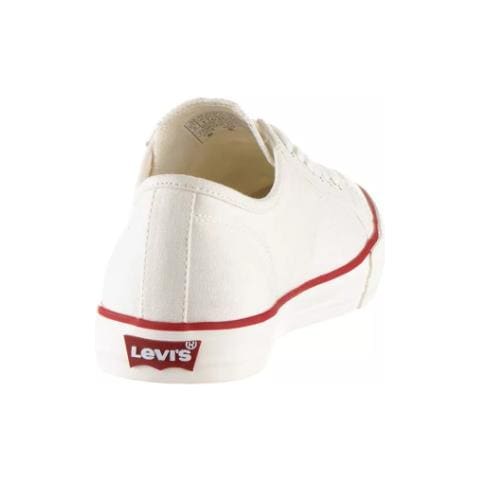 Levi's Scarpe Da Ginnastica Hernandez Da Uomo In Tessuto Bianco Leggero 44 - Foto 3