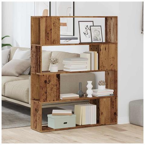 Libreria/divisorio In Legno Vecchio 100x24x124,5 Cm - Foto 3