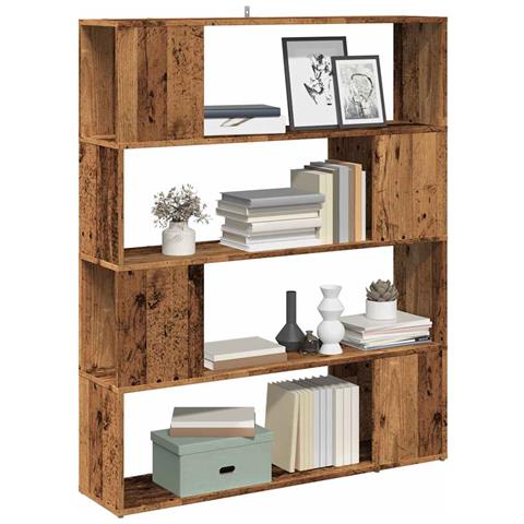 Libreria/divisorio In Legno Vecchio 100x24x124,5 Cm - Foto 1