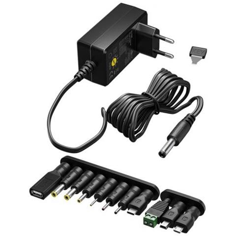 Goobay 64571 Adattatore E Invertitore Interno 7,2 W Nero - Foto 1