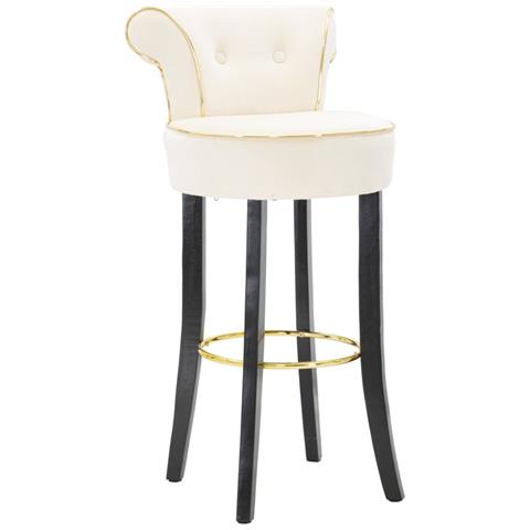 Sgabello Alto Mf440 - Beige - Metallo - 46x48x96 Cm - Foto 1