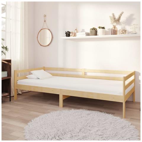 Lusso Casadino - Divano Letto Con Materasso 90x200 Cm Legno Massello Di Pino - Foto 8