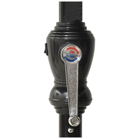 Ombrellone A Sbalzo Con Palo In Acciaio E Led Tortora 2x3 M - Foto 8