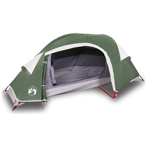 Tenda da Campeggio a Cupola per 1 Persona Verde Impermeabile - Foto 1