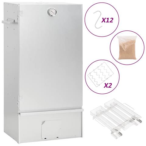 Forno Affumicatore BBQ Generatore Fumo Freddo Acciaio Zincato - Foto 1