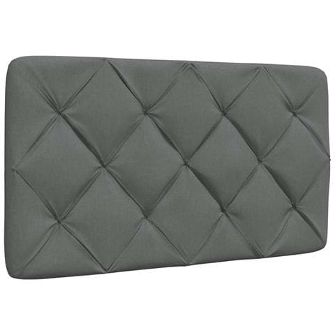 Letto con Materasso Grigio Scuro 90x190 cm in Tessuto - Foto 9