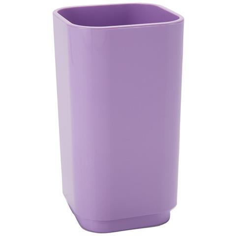 Portaspazzolini D'appoggio In Plastica Riciclata 6398 Serie Seventy Lilla - Foto 1
