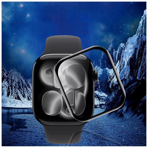 Pellicola Protettiva Curva 3d A Colla Piena Compatibile Con Apple Watch Se 3 40mm (confezione Da 3) - Foto 2
