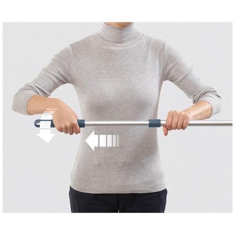 Scopa Cleanstore Manico Lungo Estensibile Conservazione A Parete Chiusa Setole Morbide Pettine Per Pulizia Ideale Per Tutte Le Superfici - Foto 5