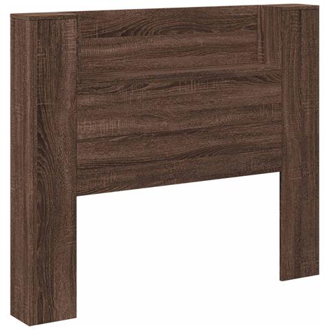 Testiera Rovere Marrone 120 x 16,5 x 103,5 cm Legno multistrato - Foto 1