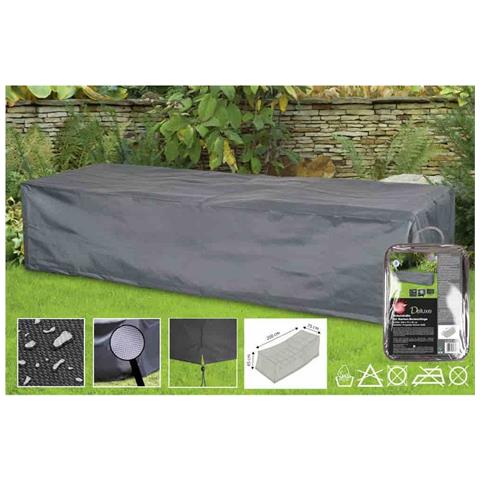 Copertura Per Lettino Da Giardino Deluxe 200x75x45cm  Impermeabile E Resistente - Foto 1