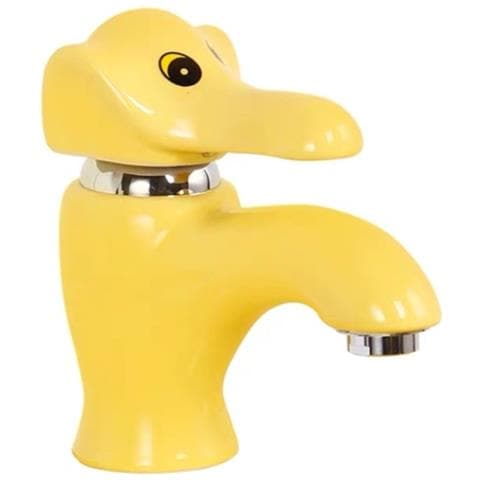 Rubinetto per lavabo da bagno, Blackswan, tipo M291 Elephant, modello giallo, misura 16 cm - Foto 1