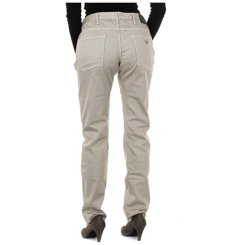 Pantaloni Lunghi In Denim Effetto Strappato Da Donna 3y6j06-6dadz - Foto 2