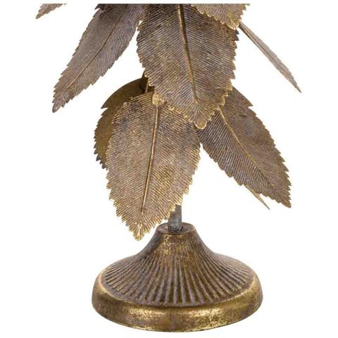 Candeliere In Metallo Dorato 19x19x43h - Foto 5