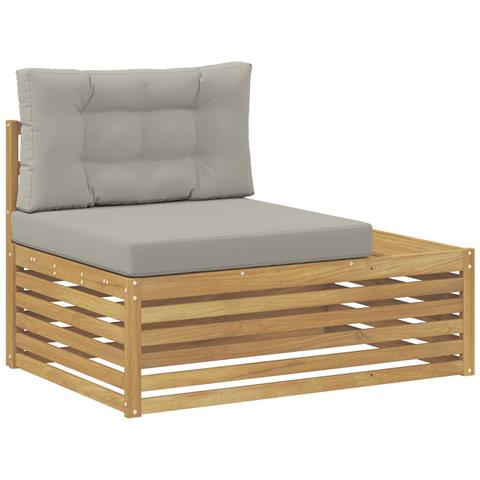 Divano da Esterno con cuscino Bianco 115 x 83 x 73 cm - Foto 1