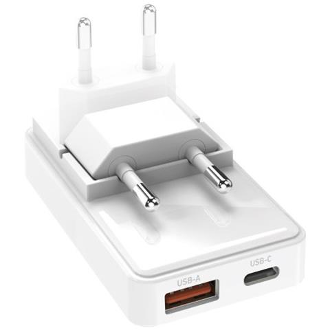 TETRGANUSBTCFOLD65W Caricabatterie per dispositivi mobili Universale Bianco AC Ricarica rapida Interno, Esterno - Foto 1