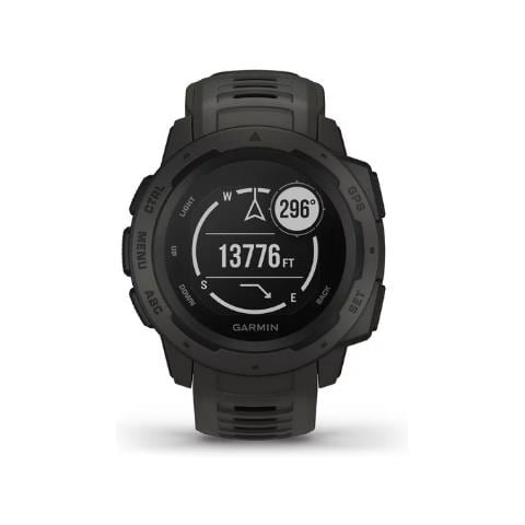 Smartwatch Instinct Impermeabile 10ATM Bluetooth e GPS per Fitness con Contapassi e Cardiofunzionametro Nero - Europa - Foto 2