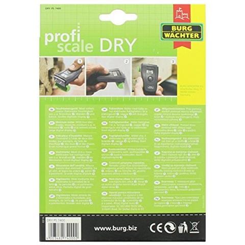 BurgWaechter DRY PS 7400 Misuratore di umidita, Nero / Verde - Foto 2