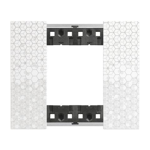 Placca Living Now 2 Moduli Colore Pixel Ka4802mw - Foto 1