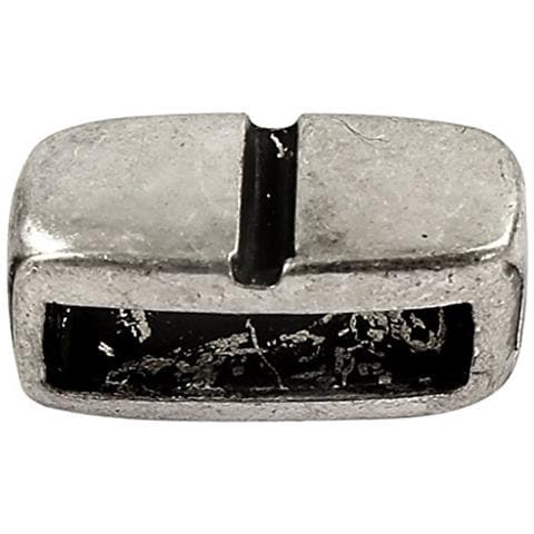 Ciondolo, Misura 6x14 Mm, Argento Antico, 5pz - Foto 1