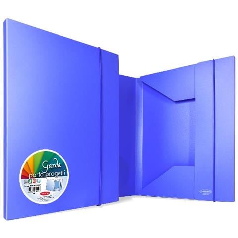 ver Garda 3l Cartellina 3 Lembi In Pp Con Elastico 260x350 Mm Blu - Foto 1