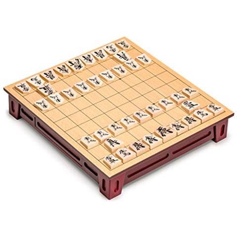Shogi Gioco Di Scacchi Giapponesi Set Con Tavola Di Legno Con Cassetti E Pezzi Tradizionali Koma - Foto 1