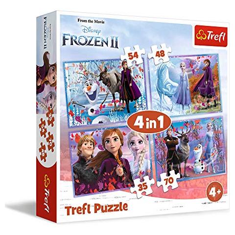 Disney Frozen 2- Scatola Puzzle, Multicolore, Tr34323 - Foto 1