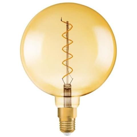 Edition 1906 Globo 200mm Led Trasparente Filamento Variabile Oro - 5 W = 28 - E27 - Bianco Caldo - Foto 1