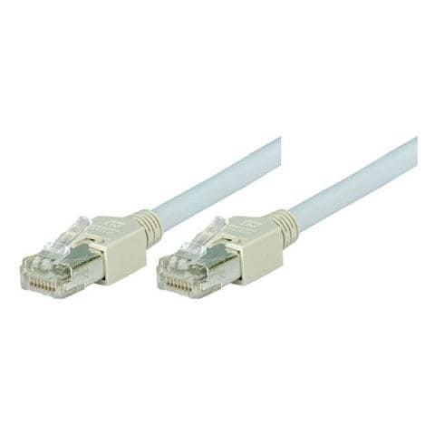 72705, RJ-45, RJ-45, Maschio / maschio, Cat5e, F / UTP (FTP) , Grigio - Foto 1