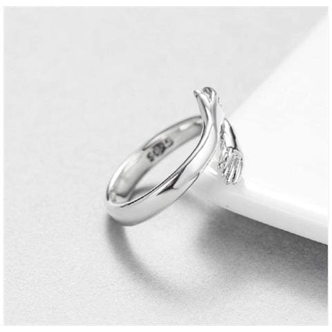 Anello Abbraccio Color Argento   1 Confezione - Foto 14