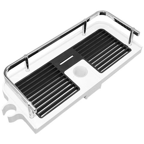 Mensola Doccia Abs 32x12 Cm Nero/bianco - Foto 1