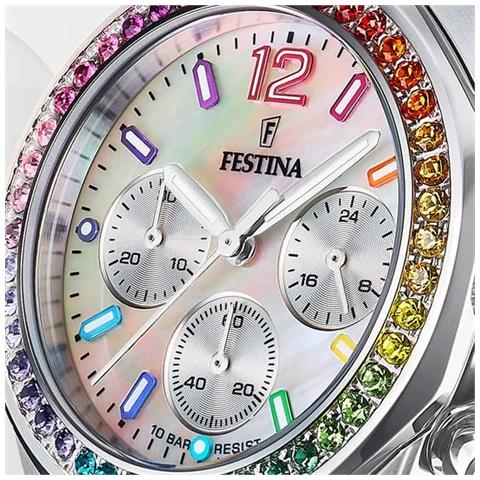 Orologio Donna Cronografo Rainbow Silver - Foto 5