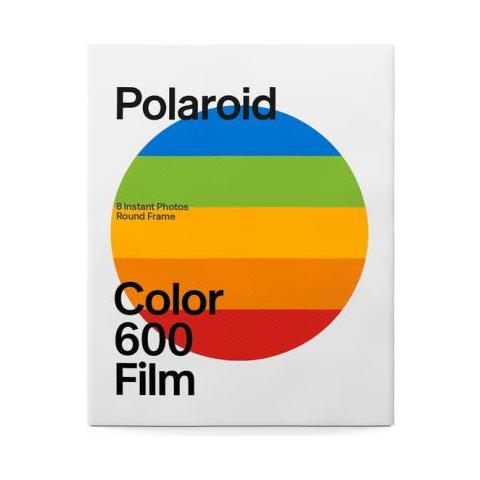 Confezione Da 8 Pellicole Fotografiche A Cornice Rotonda Per Fotocamera 600, Bianco - Foto 1