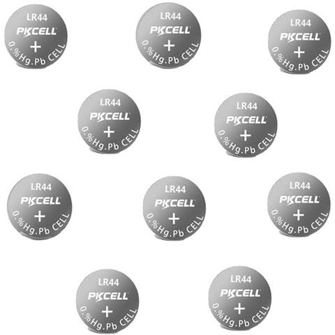 Pkcell Batteria Pila Alcalina Ag13, Lr44, 1.5v Confezione Da 10 Pezzi - Foto 2