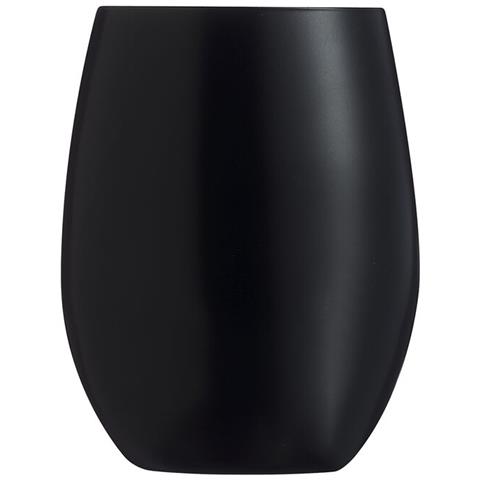 Set Di Bicchieri Primary 6 Unità Nero Vetro (36 Cl) - Foto 1