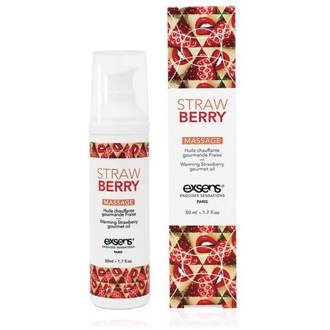 Olio Per Massaggio Erotico Exsens Fragola - Foto 1