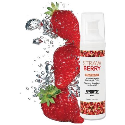Olio Per Massaggio Erotico Exsens Fragola - Foto 2
