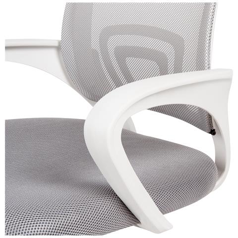 Sedia Da Ufficio Solid Grigio Chiaro - Foto 7