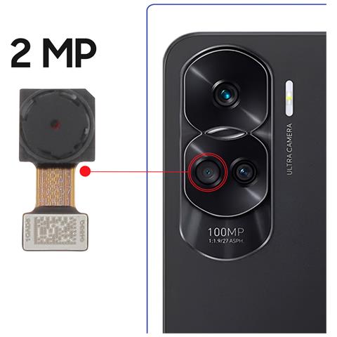 Fotocamera Posteriore Obiettivo Macro 2mp Per Honor 90 Lite - Foto 4