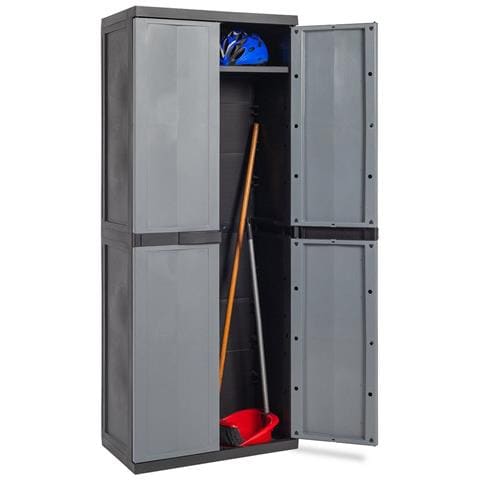 Armadio Portascope In Resina A 2 Ante E 4 Ripiani Regolabili Trend Line Toomax - Foto 1