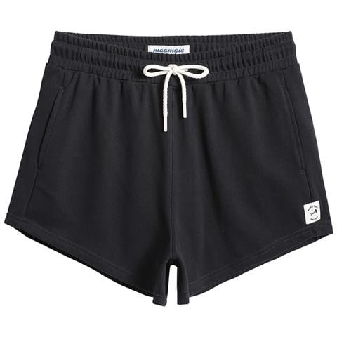 Pantaloncini Corti Della Tuta Da Ginnastica Da Donna Nero Xl - Foto 1