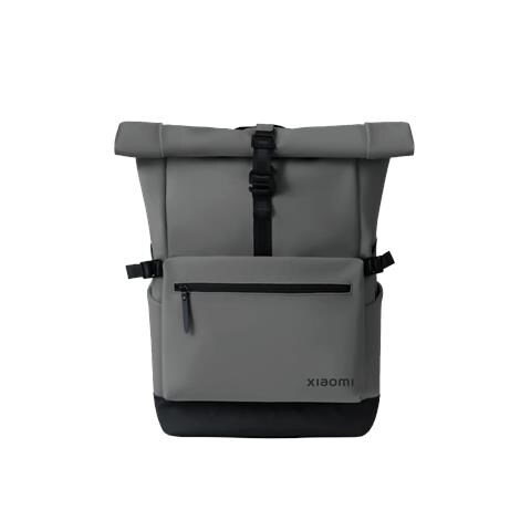 Roll Top Casual Backpack zaino Zaino casual Grigio Poliestere, Poliuretano (PU) - Foto 1