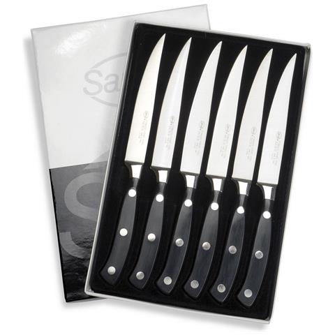 Coltello Da Cucina Ergoforge - Nero - Acciaio - 2,3x16x25 Cm - Foto 1