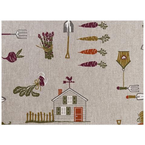 Tovaglia Per Salotto Cucina In Miros Misto Cotone Made In Italy Orto Rp 140x240 Orto - Foto 2