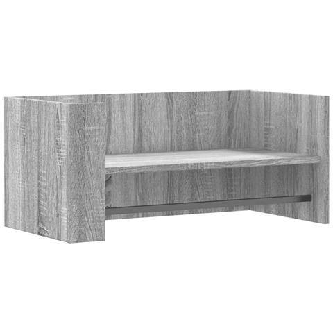 Mensola A Muro Grigio Sonoma 70,5x35x30,5 Cm Legno Multistrato - Foto 2