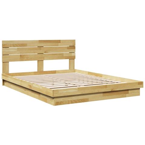 Struttura Letto Con Testiera Senza Materasso 150x200 Cm - Foto 3