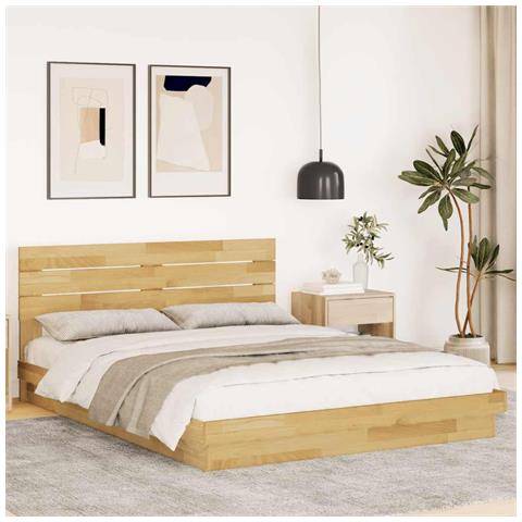 Struttura Letto Con Testiera Senza Materasso 150x200 Cm - Foto 1