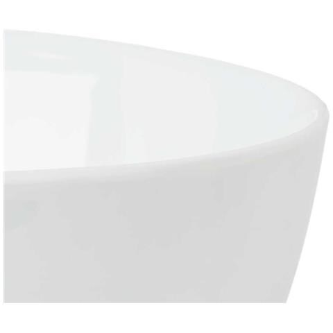 Dam Confezione 6 Ciotole In Porcellana 13 Cm 13x13x7,5 Cm. Colore Bianco - Foto 4